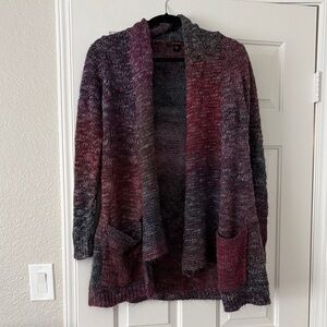 Fever Multicolor Open Front Cardigan